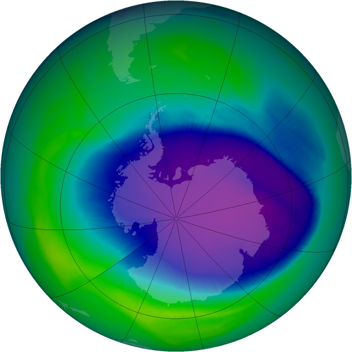 Ozone Map 2006-10-17